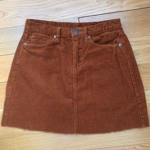 Corduroy Skirt